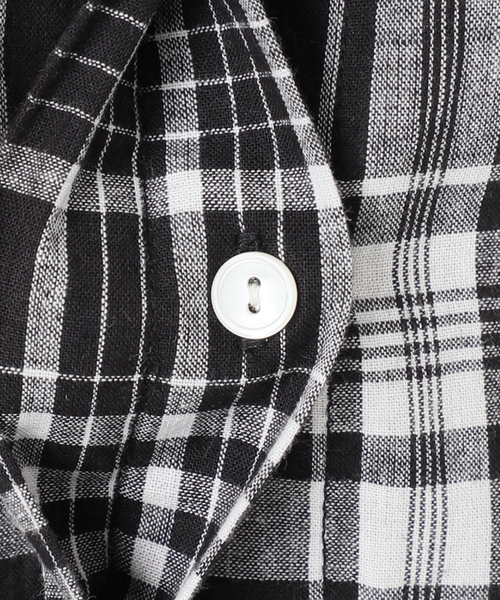 B.C STOCK(ベーセーストック)の「手洗い可 / ティアードチェックスリーブレスワンピース(ワンピース・レディース・オレンジ/ブラウン/ブラック/ブルー・FREE)」の14枚目の写真