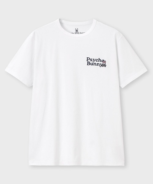 Psycho Bunny(サイコバニー)の「【20th Anniversary】ワードマークグラフィック Tシャツ(Tシャツ/カットソー・メンズ・ブラック/ホワイト・LARGE/SMALL/MEDIUM/X-LARGE)」の7枚目の写真