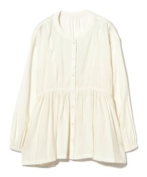 B:MING by BEAMS | 【洗える】ウエスト ギャザー ブラウス（S～M）(シャツ/ブラウス)