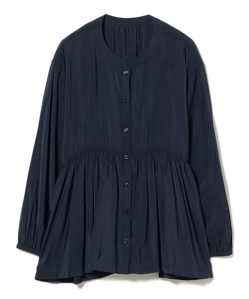 B:MING by BEAMS（ビーミングバイビームス）の「【洗える】ウエスト ギャザー ブラウス（S～M）（シャツ/ブラウス・レディース・オフホワイト/ネイビー/パープル系その他5・SMALL/MEDIUM）」の16枚目の写真