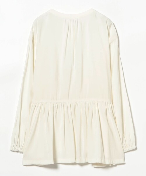 B:MING by BEAMS（ビーミングバイビームス）の「【洗える】ウエスト ギャザー ブラウス（S～M）（シャツ/ブラウス・レディース・オフホワイト/ネイビー/パープル系その他5・SMALL/MEDIUM）」の20枚目の写真