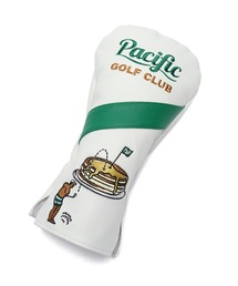 Pacific GOLF CLUB(pVtBbNStNu)EMBROIDERY LEATHER DRIVER HEAD COVER(StObY)