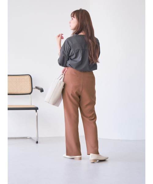 セール】ワイドカフスバックテールシャツ 【低身長・小柄女性