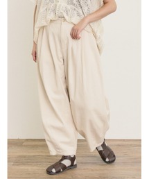 Samansa Mos2 | デニムハイウエストバルーンパンツ(デニムパンツ)