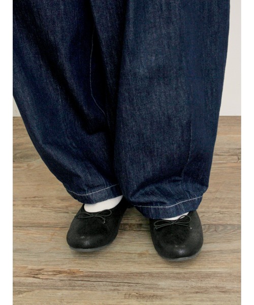 Samansa Mos2（サマンサ モスモス）の「デニムハイウエストバルーンパンツ（デニムパンツ・レディース・キナリ/インディゴブルー・マルチサイズ）」の20枚目の写真