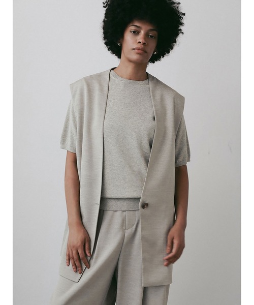 HER. リネンライクベストトップス HER.（ハー）の「リネンライクジレ（ベスト）」 - WEAR