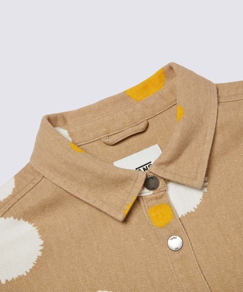 VANS（バンズ）の「ZHANG QUAN ウィメンズ シャツジャケット（ブルゾン・レディース・イエロー系その他・X-SMALL/X-LARGE/SMALL/MEDIUM/LARGE）」の5枚目の写真