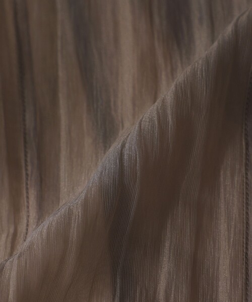 MACKINTOSH LONDON（マッキントッシュ ロンドン）の「エアリーリンクルスカート（スカート・レディース・ベージュ/ブラック・38/36）」の12枚目の写真