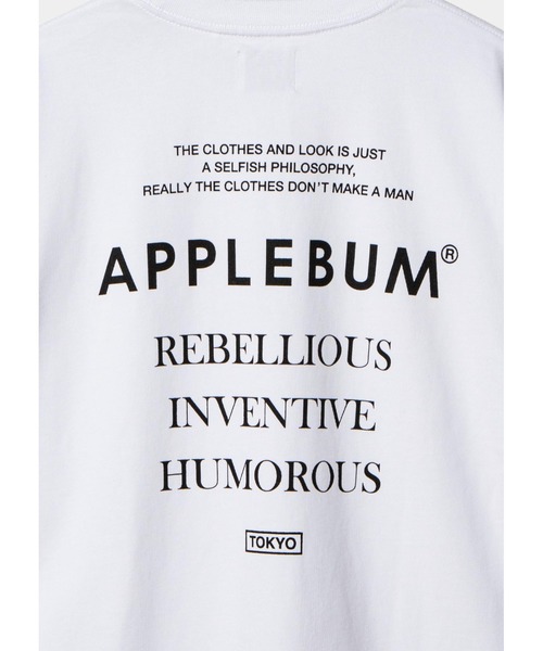 APPLEBUM（アップルバム）の「“Philosophy” 2 L/S T-shirt（Tシャツ/カットソー・メンズ・ブラック/ホワイト・LARGE/XX-LARGE/X-LARGE/MEDIUM）」の5枚目の写真