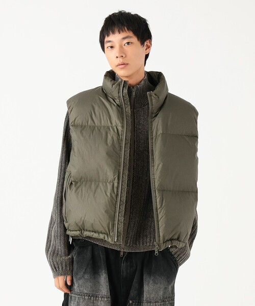 BEAMS（ビームス）の「リラックスフィット フェード スタンド フルジップ ニット（ニット/セーター・メンズ・ブラック/ネイビー・XL/L/M/S）」の5枚目の写真