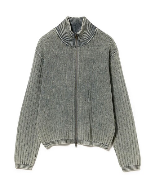 BEAMS（ビームス）の「リラックスフィット フェード スタンド フルジップ ニット（ニット/セーター・メンズ・ブラック/ネイビー・XL/L/M/S）」の15枚目の写真