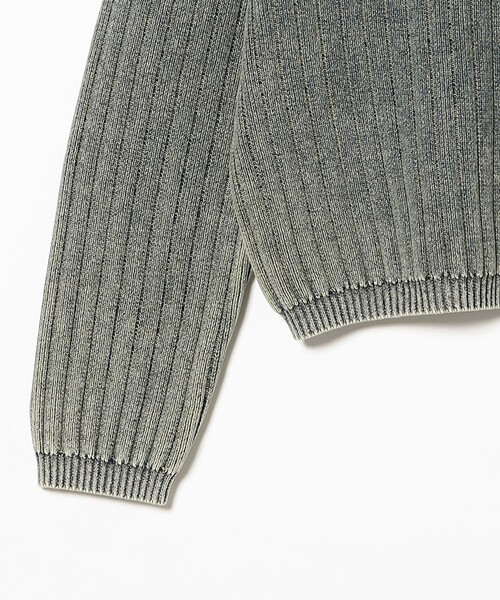 BEAMS（ビームス）の「リラックスフィット フェード スタンド フルジップ ニット（ニット/セーター・メンズ・ブラック/ネイビー・XL/L/M/S）」の17枚目の写真