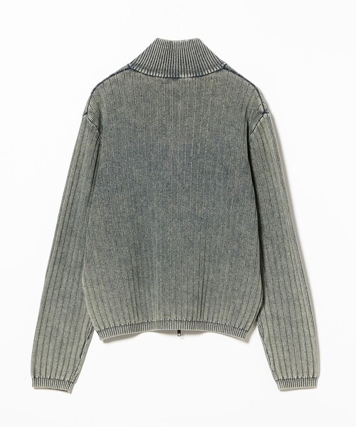 BEAMS（ビームス）の「リラックスフィット フェード スタンド フルジップ ニット（ニット/セーター・メンズ・ブラック/ネイビー・XL/L/M/S）」の9枚目の写真