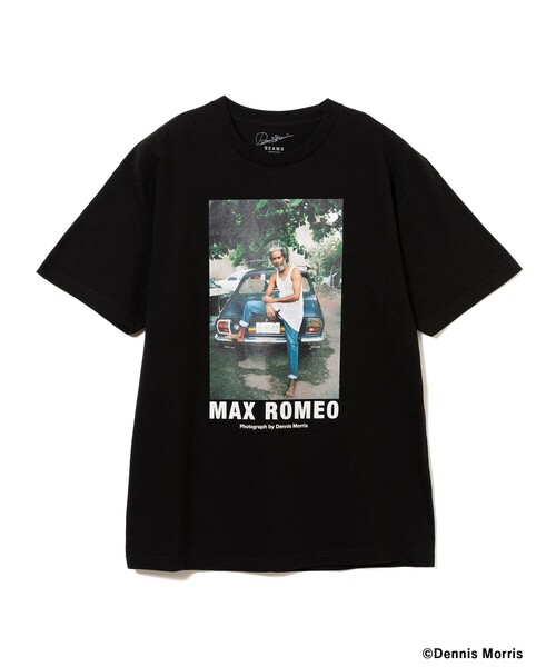 BEAMS(ビームス)の「【別注】Dennis Morris / MAX ROMEO T-shirt(Tシャツ/カットソー・メンズ・ホワイト/ブラック・MEDIUM/LARGE/X-LARGE)」の1枚目の写真