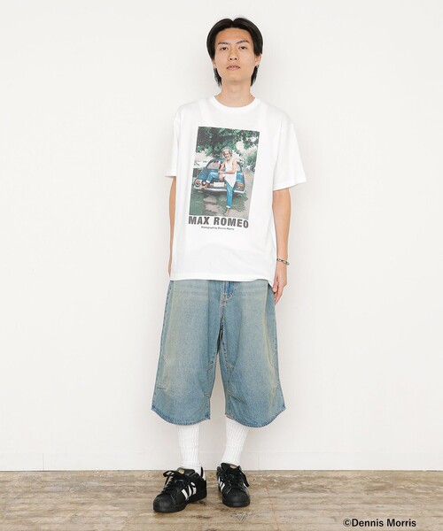 BEAMS(ビームス)の「【別注】Dennis Morris / MAX ROMEO T-shirt(Tシャツ/カットソー・メンズ・ホワイト/ブラック・MEDIUM/LARGE/X-LARGE)」の3枚目の写真