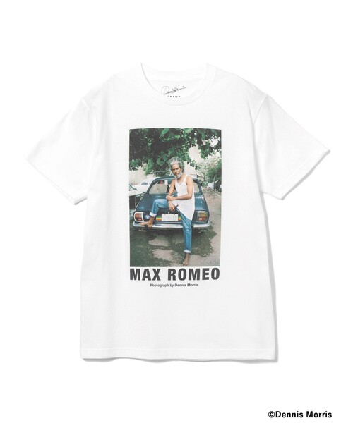 BEAMS(ビームス)の「【別注】Dennis Morris / MAX ROMEO T-shirt(Tシャツ/カットソー・メンズ・ホワイト/ブラック・MEDIUM/LARGE/X-LARGE)」の5枚目の写真
