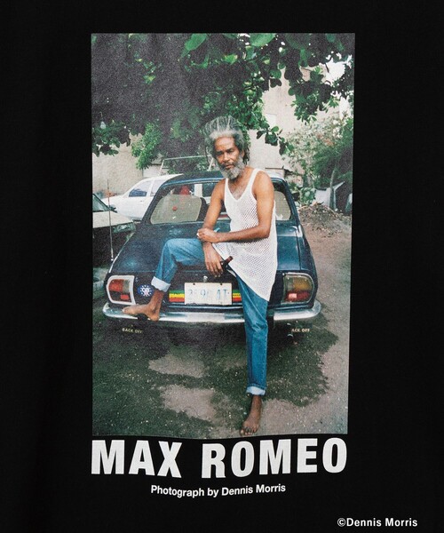 BEAMS(ビームス)の「【別注】Dennis Morris / MAX ROMEO T-shirt(Tシャツ/カットソー・メンズ・ホワイト/ブラック・MEDIUM/LARGE/X-LARGE)」の11枚目の写真