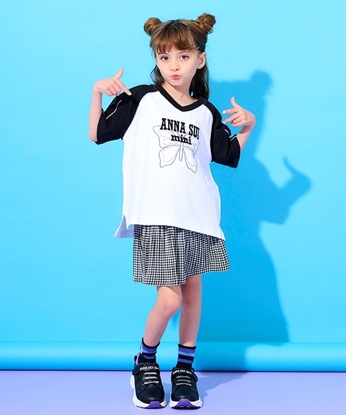 セール】配色ユニフォームTシャツ（Tシャツ/カットソー）｜ANNA SUI