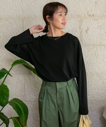 THE CRAFT CREW PRODUCTS | ＜洗濯機洗い可・抗ピル＞スラブシアーロングスリーブTシャツ【THE CRAFT CREW PRODUCTS】(Tシャツ/カットソー)
