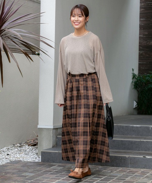 トップス secret t macra マルチファンクショナル スラブシアーロングスリーブTシャツ【THE