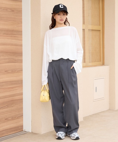 マルチファンクショナル スラブシアーロングスリーブTシャツ【THE