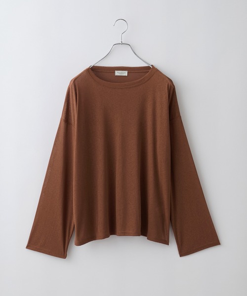 K_yksts ① LOWRYS FARM（ローリーズファーム）の「シアークルーロングスリーブ