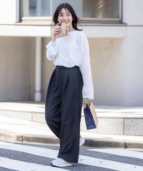 マルチファンクショナル スラブシアーロングスリーブTシャツ