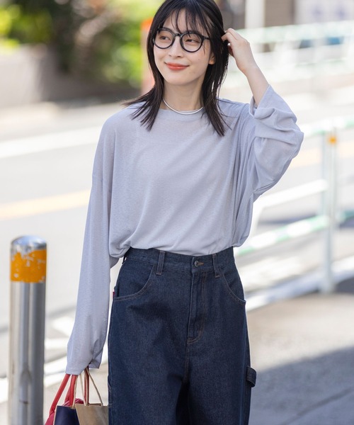 マルチファンクショナル スラブシアーロングスリーブTシャツ【THE