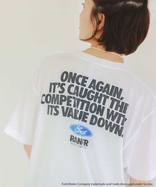 le.coeur blanc（ルクールブラン）の「GOOD ROCK SPEED/FORD Tシャツ（Tシャツ/カットソー・レディース・オフホワイト/チャコールグレー・38）」の17枚目の写真