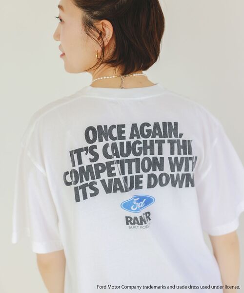 le.coeur blanc（ルクールブラン）の「GOOD ROCK SPEED/FORD Tシャツ（Tシャツ/カットソー・レディース・オフホワイト/チャコールグレー・38）」の20枚目の写真