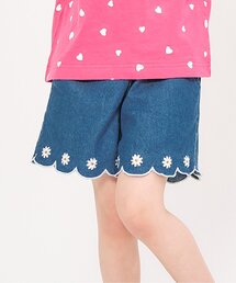 apres les cours | 【ジュニア対応】裾スカラップ刺繍ショートパンツ(その他パンツ)