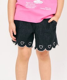 apres les cours | 【ジュニア対応】裾スカラップ刺繍ショートパンツ(その他パンツ)