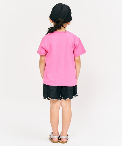 apres les cours（アプレレクール）の「【ジュニア対応】裾スカラップ刺繍ショートパンツ（その他パンツ・キッズ・ブラック/ローズ/ブルー/チェック・110/80/90/100/120/130/140）」の9枚目の写真