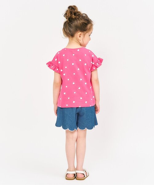 apres les cours（アプレレクール）の「【ジュニア対応】裾スカラップ刺繍ショートパンツ（その他パンツ・キッズ・ブラック/ローズ/ブルー/チェック・110/80/90/100/120/130/140）」の11枚目の写真