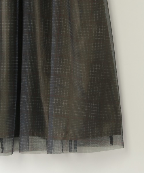 ikka（イッカ）の「【親子コーデ】チュールロングスカート（120~160cm）（スカート・キッズ・チャコールグレー/ベージュ・120/130/140/150/160）」の6枚目の写真