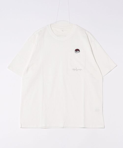 SETUP7（セットアップセブン）の「【SETUP7】ワンポイント 刺繍  オーバーサイズＴシャツ タウンユース/ストリート/アウトドア/古着MIX/ワンマイルウェア　KNF144（Tシャツ/カットソー・メンズ・ホワイト/ネイビー/ブラック/ブラウン・L/XL）」の12枚目の写真