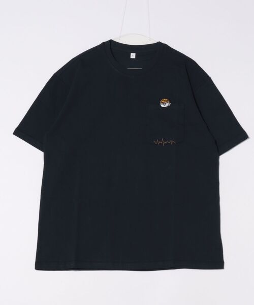 Tシャツ・カットソー Fay FRENCH NECK STRETCH SHIRT SETUP7】半袖刺繍Tシャツ KNF(Tシャツ/カットソー)|SETUP7