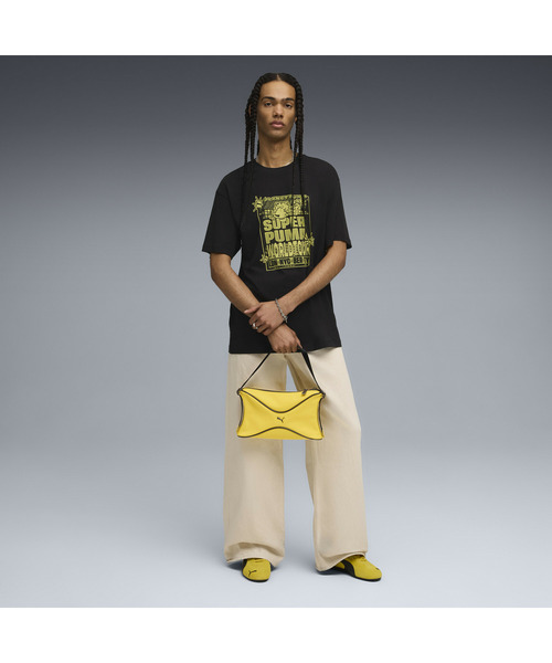 PUMA(プーマ)の「PUMA プーマ メンズ グラフィック スーパー プーマ ワールド ツアー リラッ(Tシャツ/カットソー・メンズ・ホワイト/ブラック/サックスブルー・LARGE/MEDIUM/XX-LARGE/X-LARGE/SMALL)」の9枚目の写真