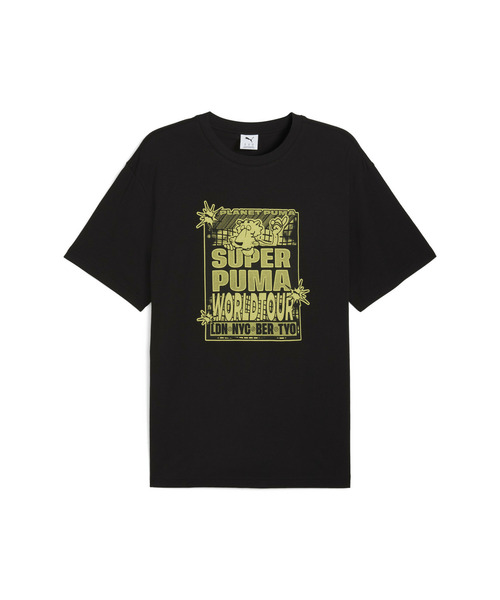 PUMA(プーマ)の「PUMA プーマ メンズ グラフィック スーパー プーマ ワールド ツアー リラッ(Tシャツ/カットソー・メンズ・ホワイト/ブラック/サックスブルー・LARGE/MEDIUM/XX-LARGE/X-LARGE/SMALL)」の10枚目の写真