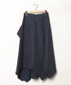 【LOULOU WILLOUGHBY】シャンブレーカスケードスカート LOULOU WILLOUGHBY スカート 「LOULOU WILLOUGHBY」シャンブレー