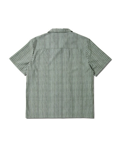 AKTR(アクター)の「AKTR FREEDOM STRIPE SHIRTS(アクター フリーダム ストライプ シャツ)(シャツ/ブラウス・メンズ・ブルー系/グリーン系・MEDIUM/LARGE/X-LARGE/XX-LARGE)」の4枚目の写真