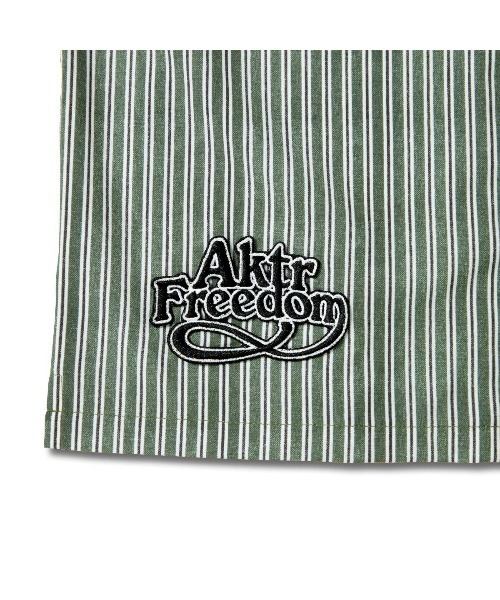 AKTR(アクター)の「AKTR FREEDOM STRIPE SHIRTS(アクター フリーダム ストライプ シャツ)(シャツ/ブラウス・メンズ・ブルー系/グリーン系・MEDIUM/LARGE/X-LARGE/XX-LARGE)」の5枚目の写真