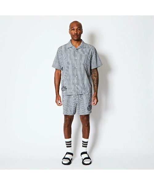 AKTR(アクター)の「AKTR FREEDOM STRIPE SHIRTS(アクター フリーダム ストライプ シャツ)(シャツ/ブラウス・メンズ・ブルー系/グリーン系・MEDIUM/LARGE/X-LARGE/XX-LARGE)」の9枚目の写真