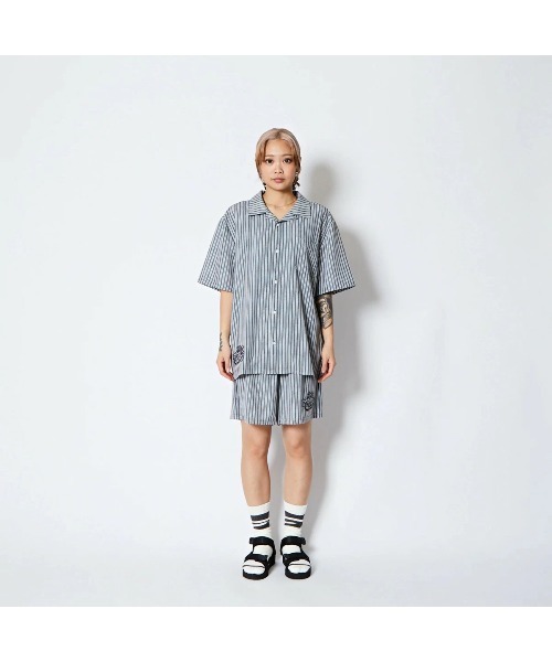 AKTR(アクター)の「AKTR FREEDOM STRIPE SHIRTS(アクター フリーダム ストライプ シャツ)(シャツ/ブラウス・メンズ・ブルー系/グリーン系・MEDIUM/LARGE/X-LARGE/XX-LARGE)」の6枚目の写真