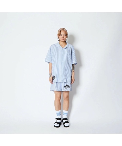 AKTR(アクター)の「AKTR FREEDOM STRIPE SHIRTS(アクター フリーダム ストライプ シャツ)(シャツ/ブラウス・メンズ・ブルー系/グリーン系・MEDIUM/LARGE/X-LARGE/XX-LARGE)」の16枚目の写真