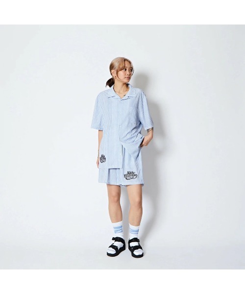 AKTR(アクター)の「AKTR FREEDOM STRIPE SHIRTS(アクター フリーダム ストライプ シャツ)(シャツ/ブラウス・メンズ・ブルー系/グリーン系・MEDIUM/LARGE/X-LARGE/XX-LARGE)」の18枚目の写真