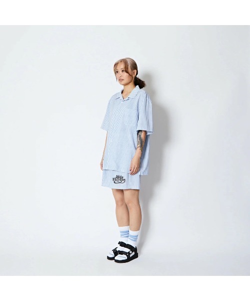 AKTR(アクター)の「AKTR FREEDOM STRIPE SHIRTS(アクター フリーダム ストライプ シャツ)(シャツ/ブラウス・メンズ・ブルー系/グリーン系・MEDIUM/LARGE/X-LARGE/XX-LARGE)」の19枚目の写真