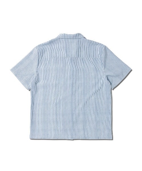 AKTR(アクター)の「AKTR FREEDOM STRIPE SHIRTS(アクター フリーダム ストライプ シャツ)(シャツ/ブラウス・メンズ・ブルー系/グリーン系・MEDIUM/LARGE/X-LARGE/XX-LARGE)」の14枚目の写真