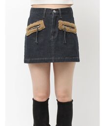 ボアポケットミニスカート