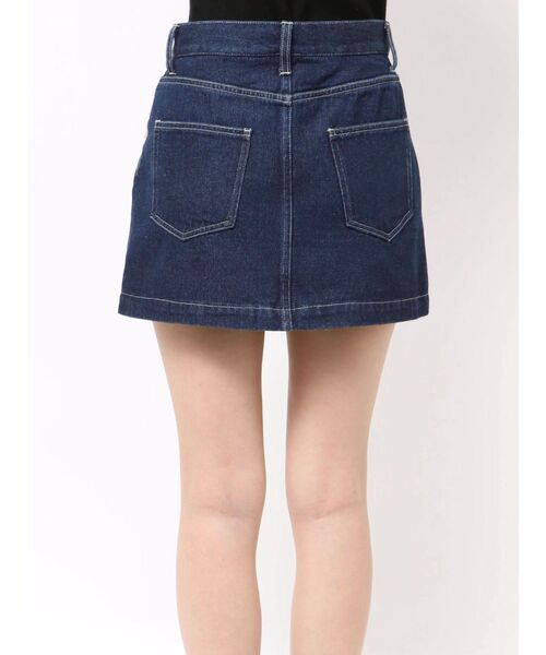 EMODA(エモダ)の「ボアポケットミニスカート(スカート・レディース・インディゴブルー/ブルー/ブラック・SMALL/MEDIUM)」の7枚目の写真